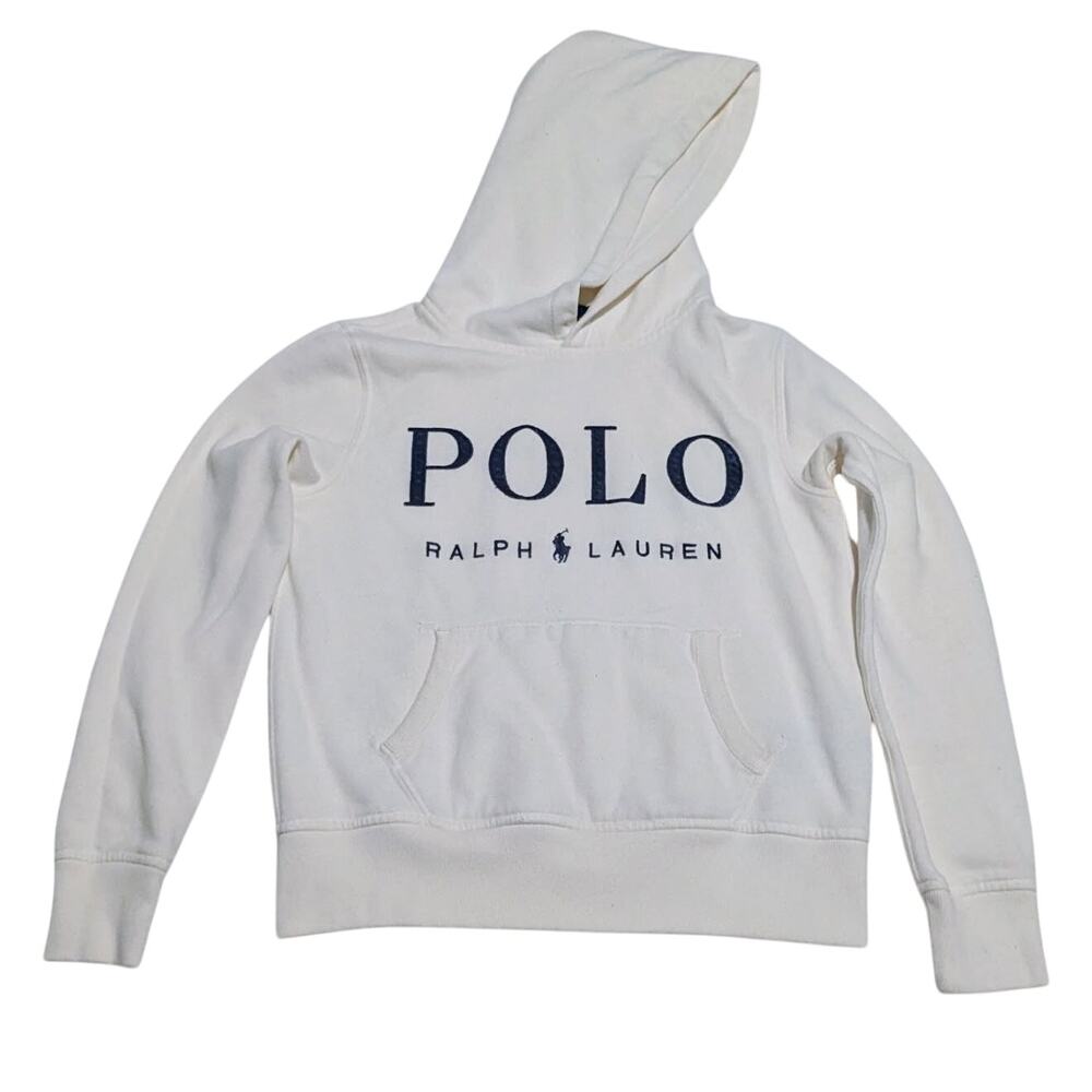 Polo Ralph Lauren White Hoodie Kids Size XS
